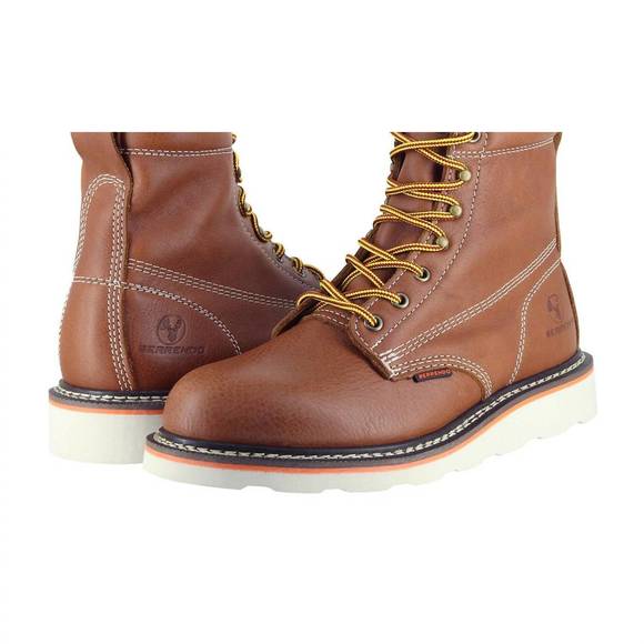 NEW BERRENDO men's soft toe work boots safety footwear electrical hazard rated i